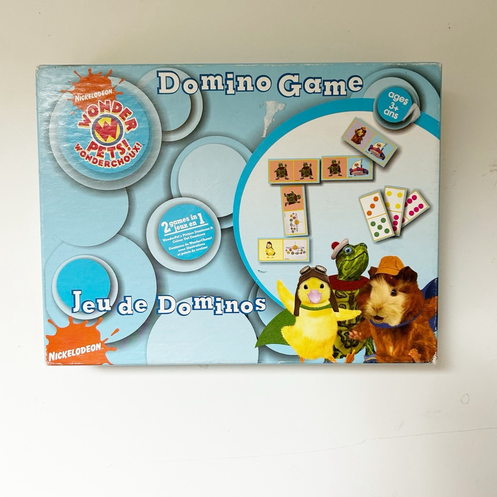 Vintage Nickelodeon Domino Game 28 Dominos